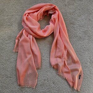 J. Crew Lightweight Silky Soft Scarf Pink